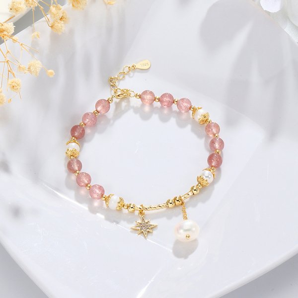 Strawberry Crystal Bracelet