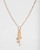 Gold Long Chain Multi Strand Necklace